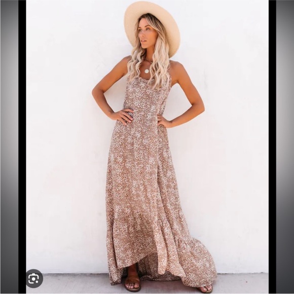 NWOT Vici Printed High-Low Dress - Picture 3 of 5